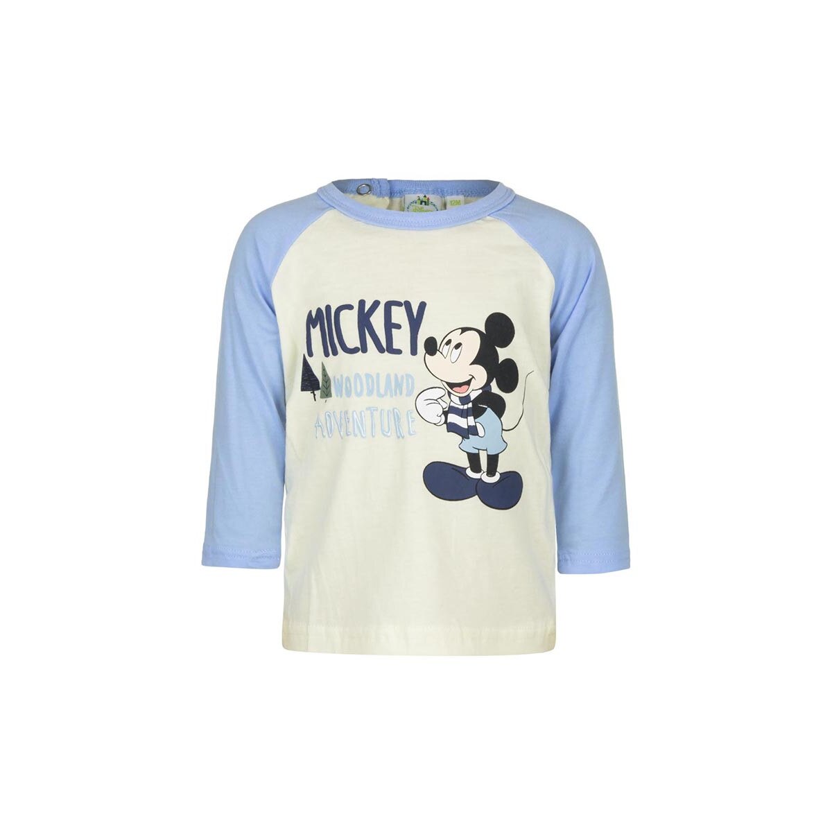 Bluza bebe, Mickey,Woodland Adventure, alb