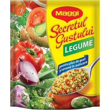 Baza pentru mancare cu gust de legume Maggi Secretul Gustului, 400g Baza pentru mancare cu gust de legume Maggi Secretul Gustului, 400g