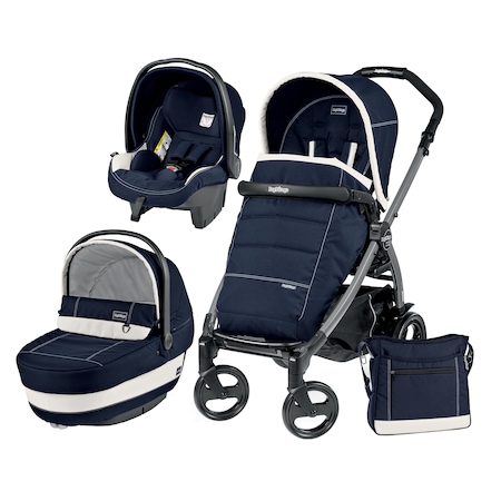 Детска количка 3 in 1 Peg Perego Book Plus 51 Jet, Riviera - eMAG.bg