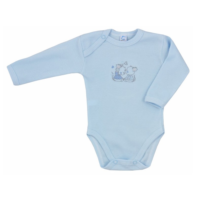 Body cu maneca lunga pentru baieti Koala Misio 3034A, Albastru