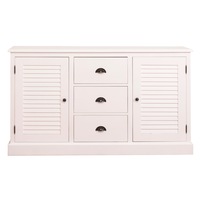 bufet szel-mob cu 3 sertare si 2 usi colectia shutter cu blat din brad culoare alb vopsit 100 lemn masiv 158x37x90 cm imagen 7_0_
0