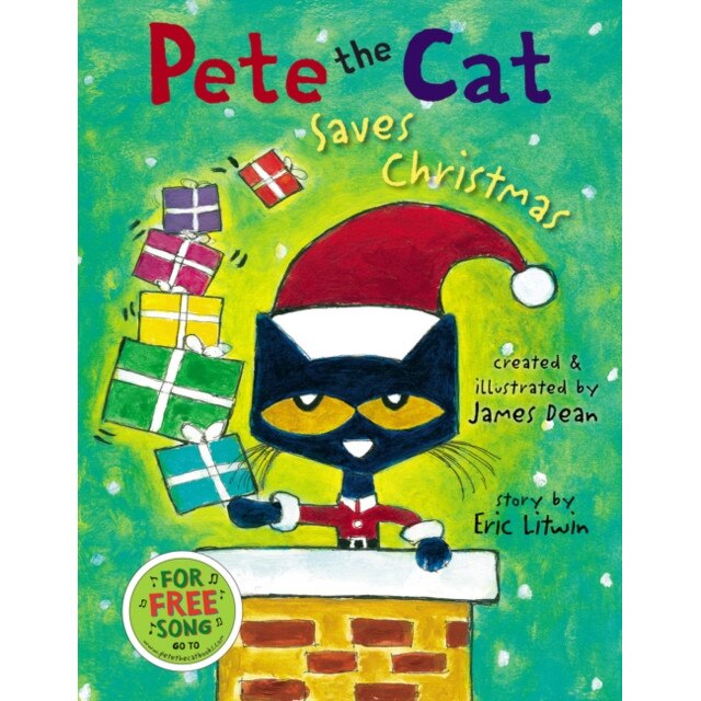 Pete the Cat Saves Christmas de Eric Litwin [Hardback]