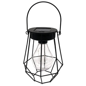 Lampa solara cu Bec , in forma de felinar, pentru curte, terasa sau gradina, ATS Lampa solara cu Bec , in forma de felinar, pentru curte, terasa sau gradina, ATS