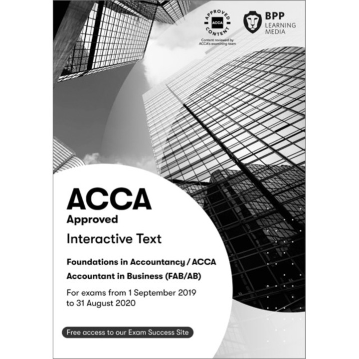 FIA Foundations of Accountant in Business FAB (ACCA F1) de BPP Learning Media