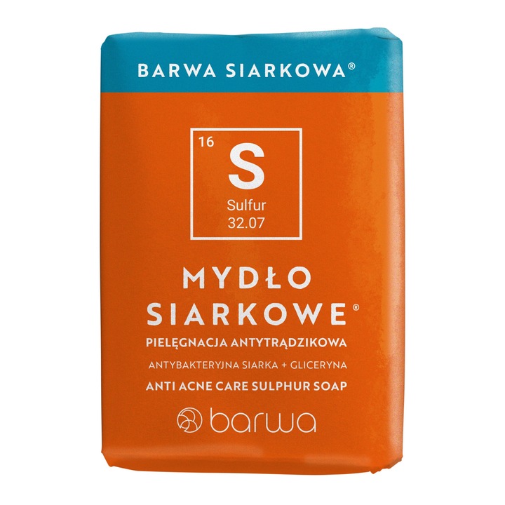Sapun cu sulf - ingrijirea tenului acneic de la Barwa, 100 g