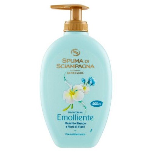 Sapun Crema Igienizant Spuma di Sciampagna cu Mosc Alb si Flori de Tiare 400 ml