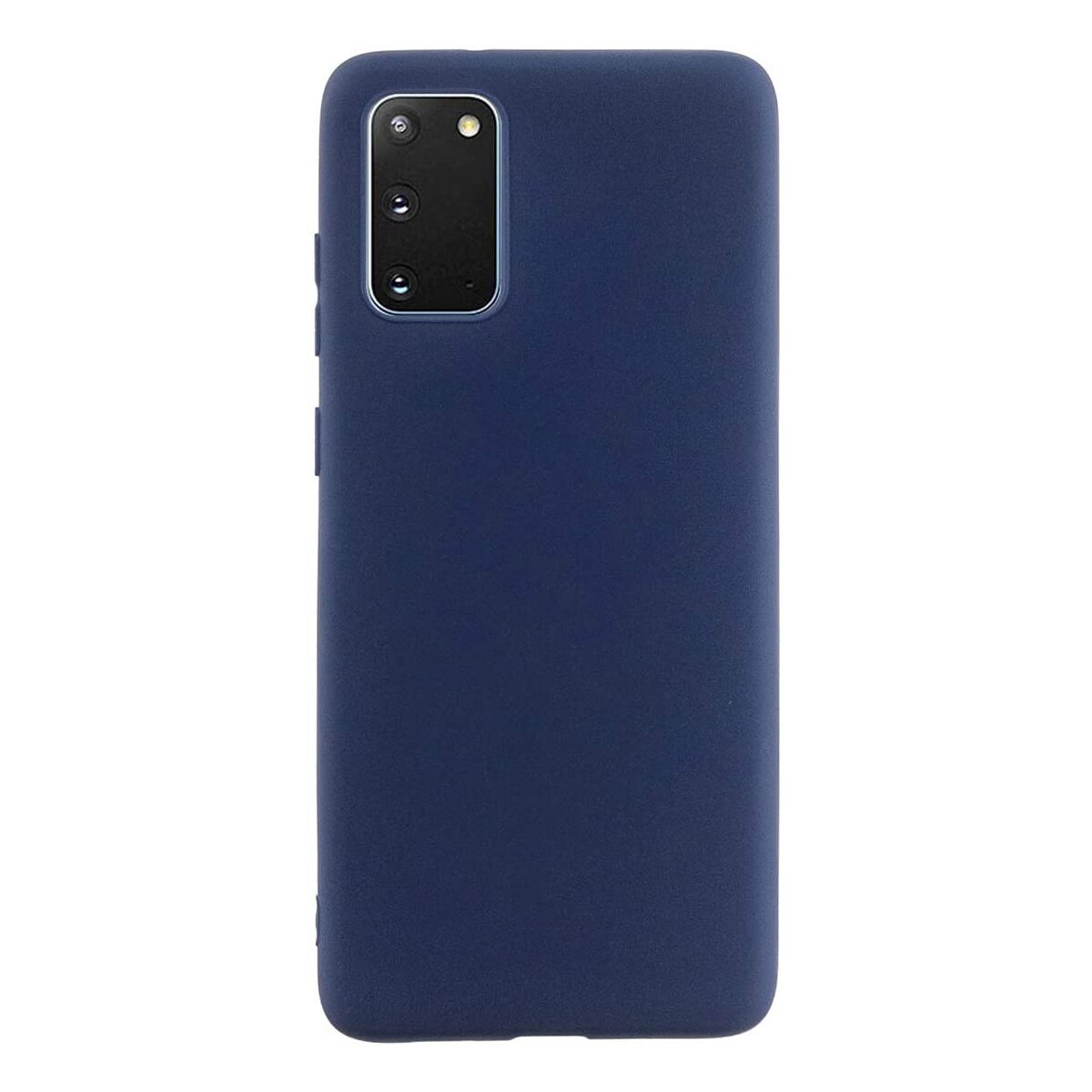 Husa silicon Samsung Galaxy S20 Matte, Antisoc, TPU Albastru