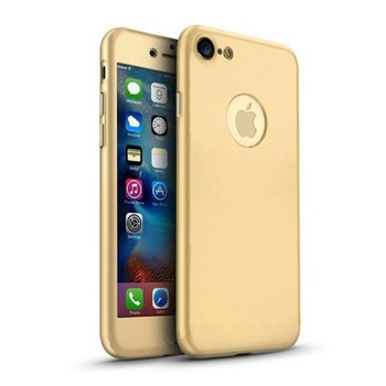 Husa telefon Plastic+sticla Apple iPhone 6+ 6s+ gold fullcover 360 grade Joyroom Husa telefon Plastic+sticla Apple iPhone 6+ 6s+ gold fullcover 360 grade Joyroom