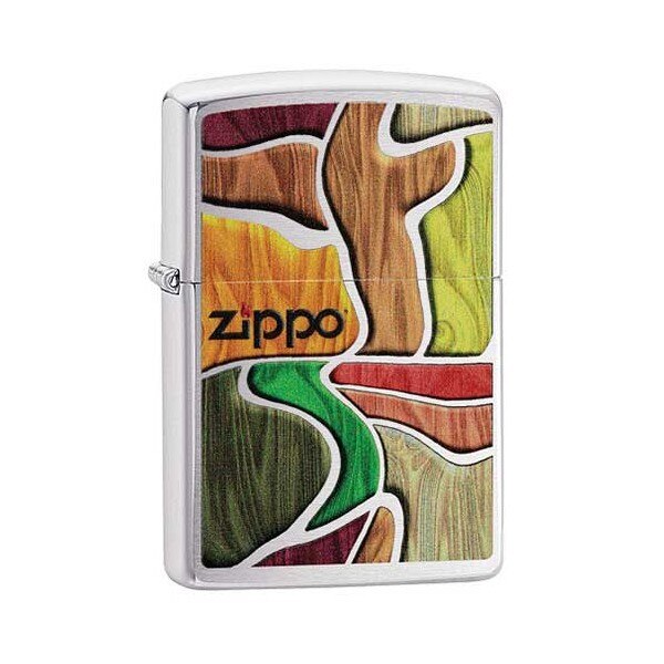 Bricheta Zippo Colorful Wood