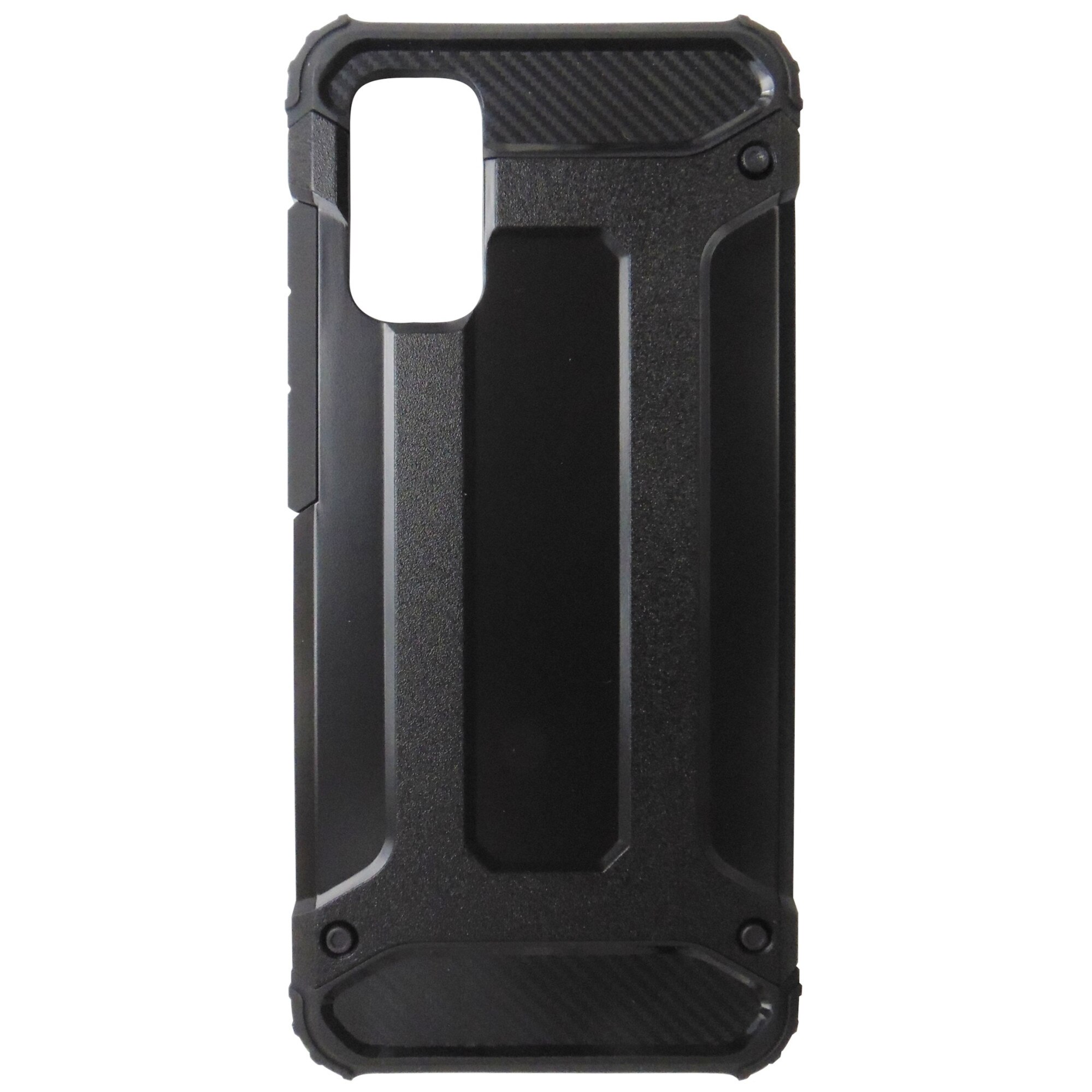 Husa Forcell Armor plastic + silicon neagra pentru Samsung Galaxy S20 (SM-G980F)
