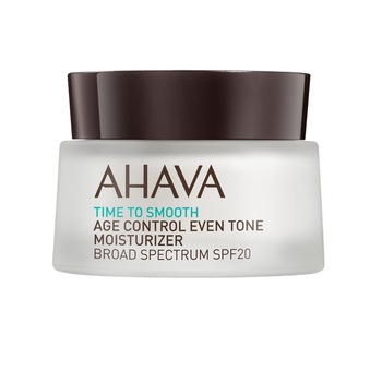 Crema de zi antirid SPF20 Ahava Time to smooth, 50 ml Crema de zi antirid SPF20 Ahava Time to smooth, 50 ml