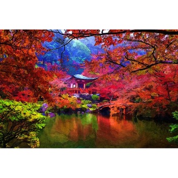 Tablou din canvas dimensiunea 55x85cm Peisaj Asiatic Tablou din canvas dimensiunea 55x85cm Peisaj Asiatic