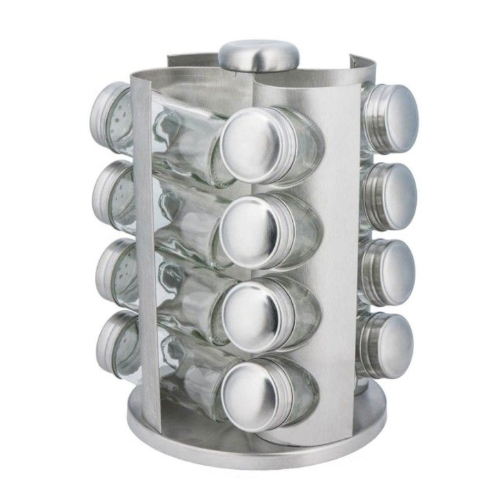 Set de recipiente pentru condimente KingHoff, 17 piese