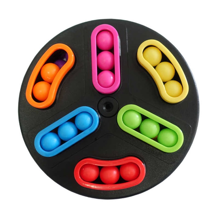 Joc educativ, Disc rotativ cu doua fete, Mattelot Toys