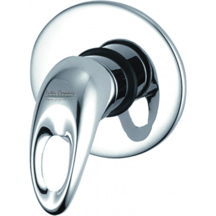 Baterie OLIVIA, InterCeramic, Mecanism de inchidere ceramica, 40 mm, Crom