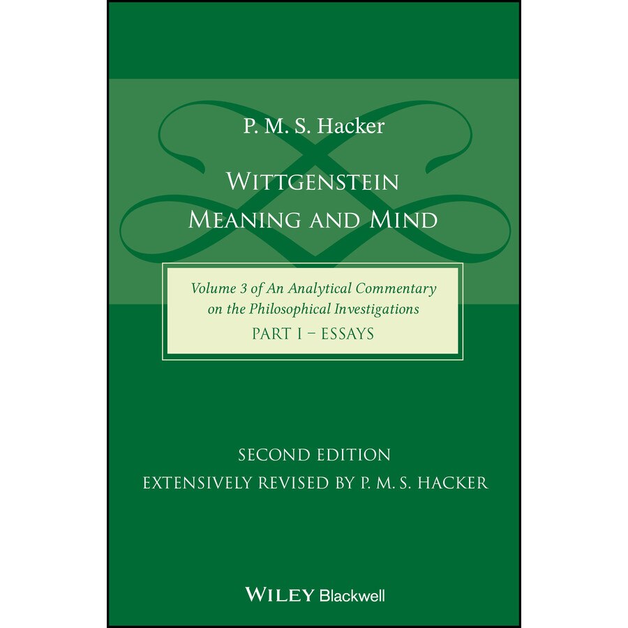Wittgenstein de P. M. S. Hacker [Hardback]