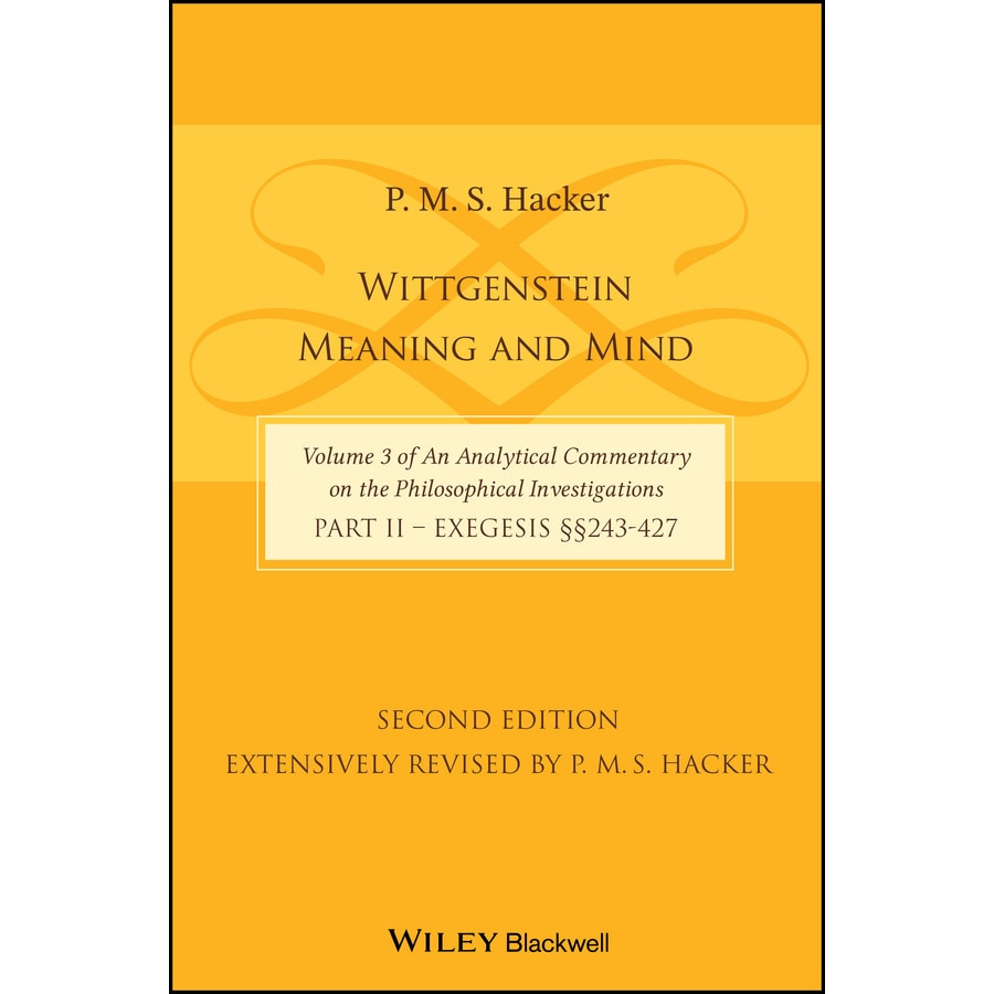 Wittgenstein de P. M. S. Hacker [Hardback] 26/04/19
