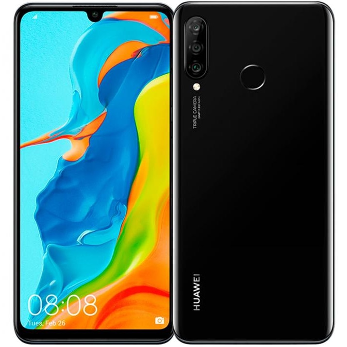 Смартфон Huawei P30 Lite Dual Sim 4GB RAM 128GB Black - eMAG.bg