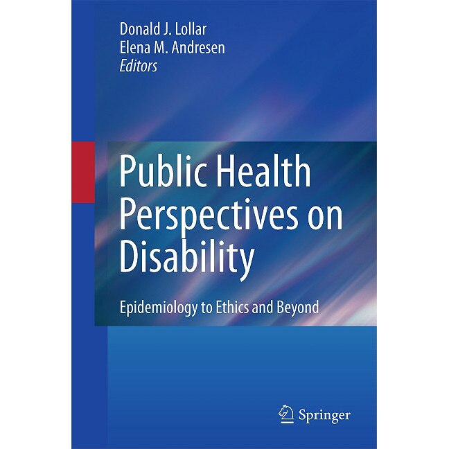 Public Health Perspectives on Disability de Donald J. Lollar