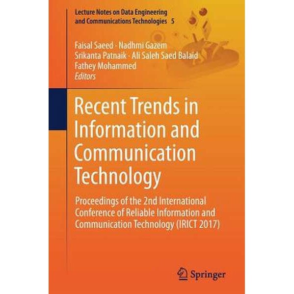 Recent Trends in Information and Communication Technology de Faisal Saeed