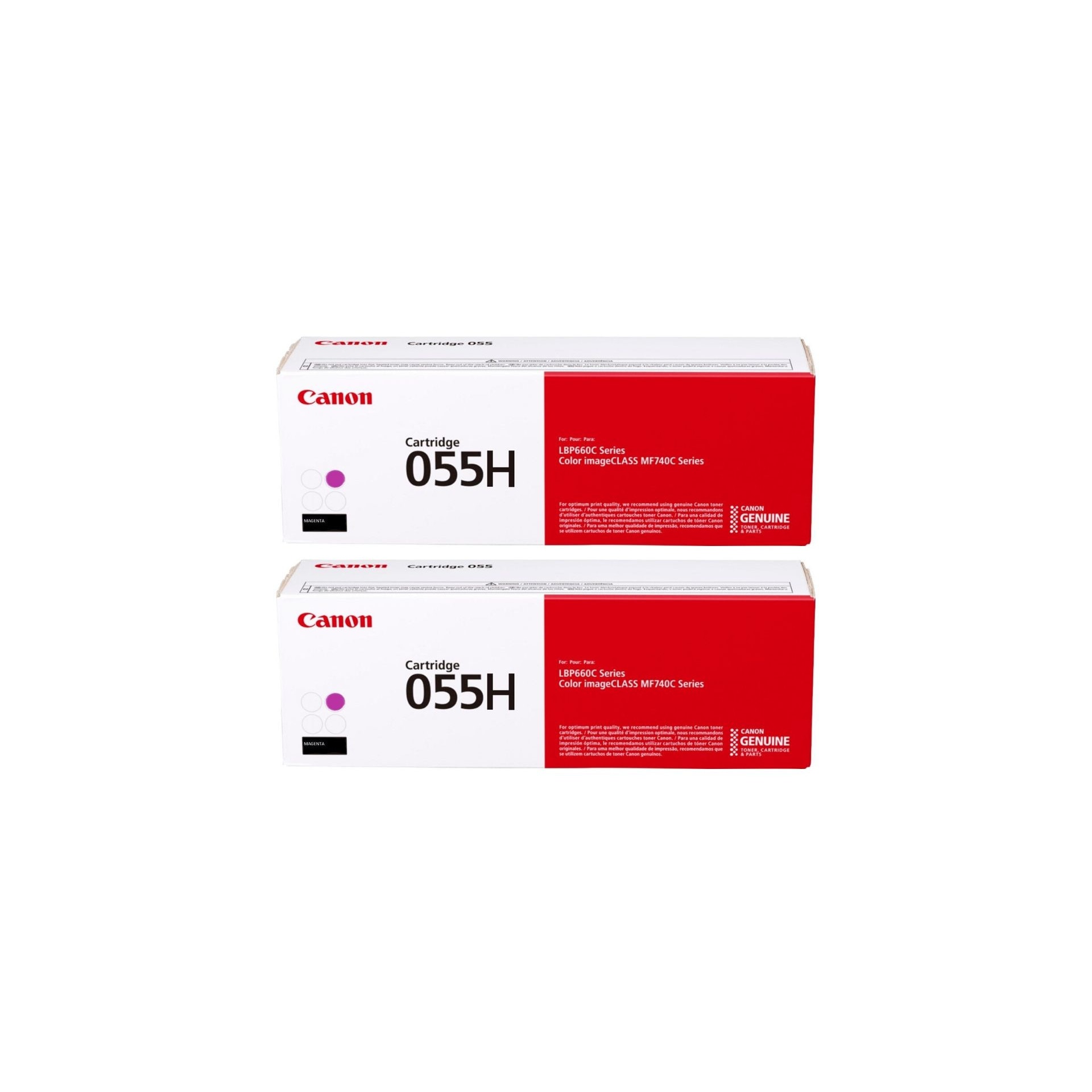 Pachet cartuse toner CRG-055HM magenta x2 Canon original 11800 pagini