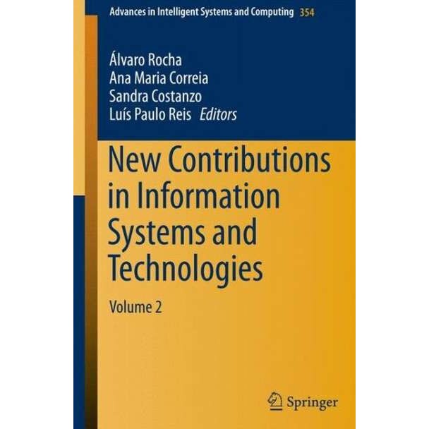 New Contributions in Information Systems and Technologies de Alvaro Rocha