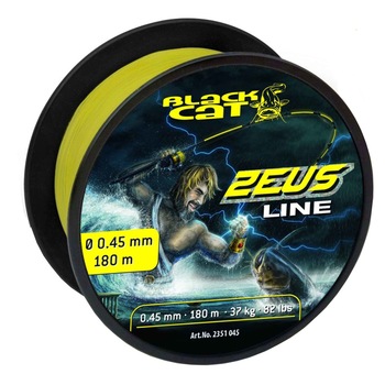 Fir textil Black Cat Zeus Line 0.45mm 180m Fir textil Black Cat Zeus Line 0.45mm 180m