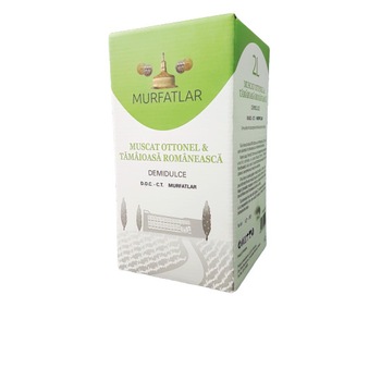 Vin alb demidulce Muscat Ottonel & Tamaioasa Romaneasca, Statiunea Murfatlar, DOC - 2L Vin alb demidulce Muscat Ottonel & Tamaioasa Romaneasca, Statiunea Murfatlar, DOC - 2L