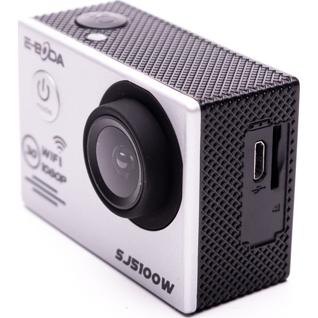 Camera video sport EBoda, FullHD, WiFi, Waterproof, 12MP, Gri eMAG.ro
