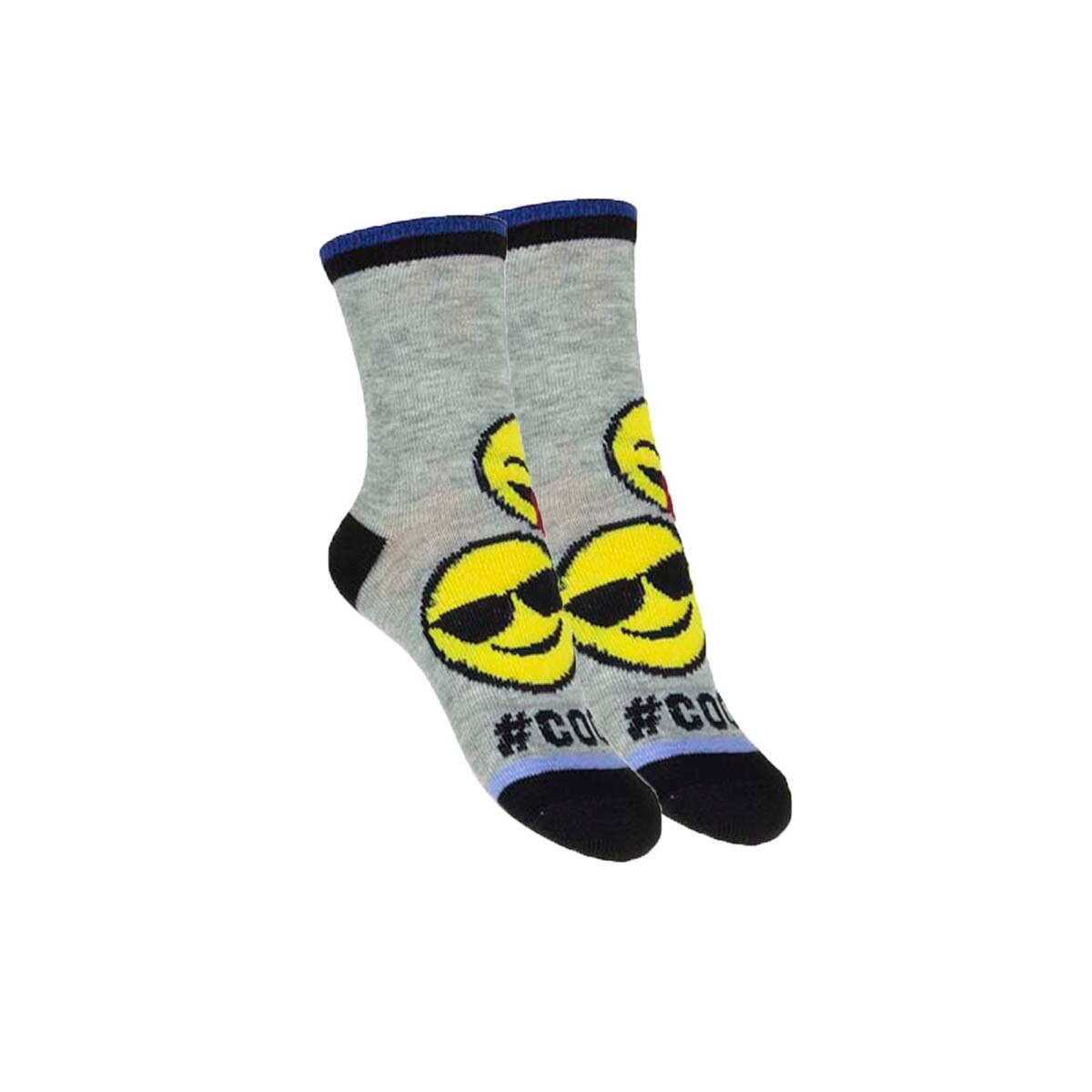 Sosete copii Disney,Emoji gri, Gri