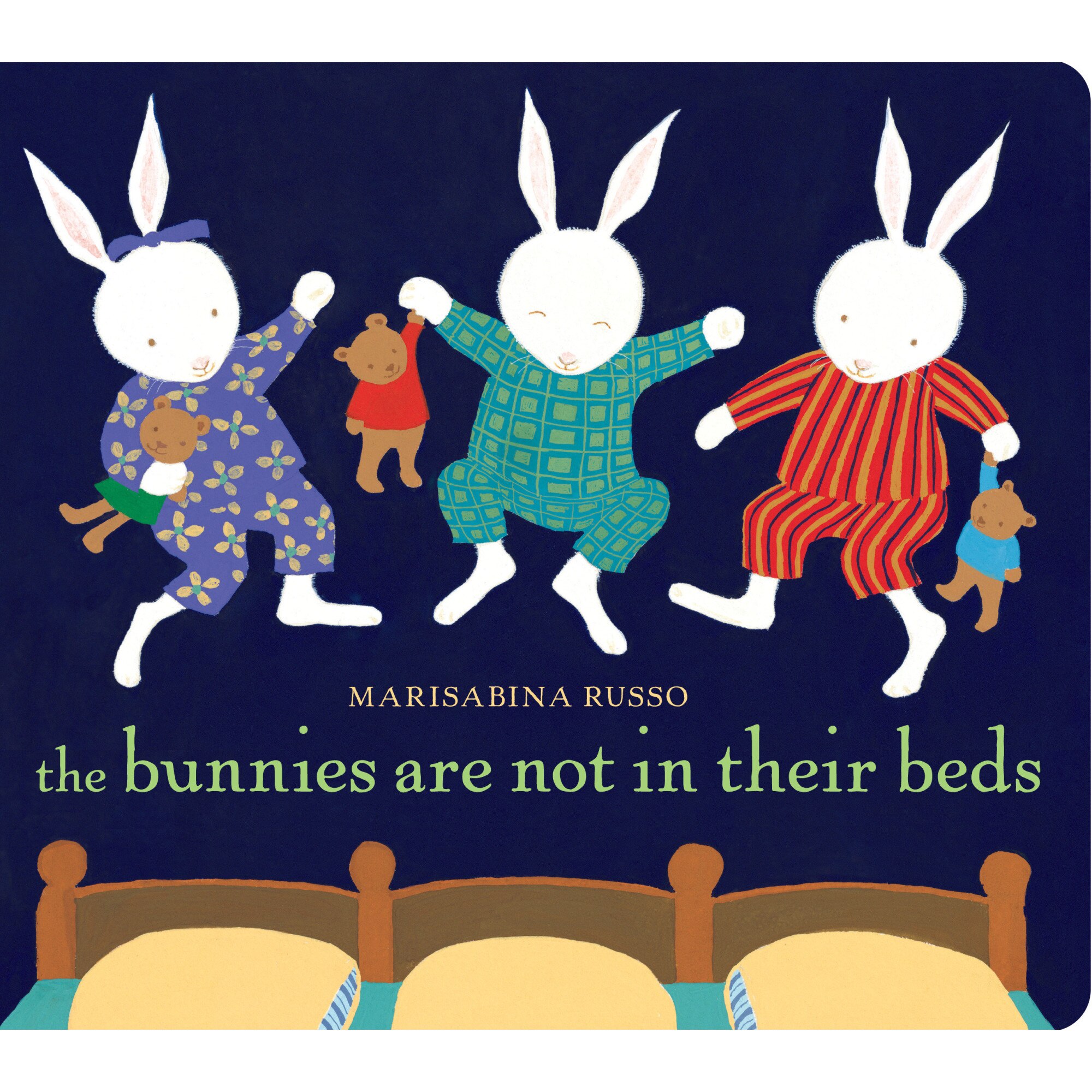 The Bunnies Are Not in Their Beds de Marisabina Russo [Board book]
