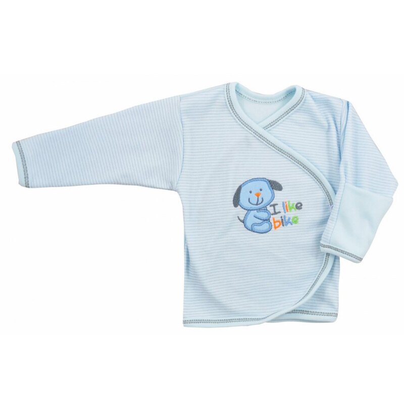 Bluza cu maneca lunga pentru baieti Koala Bike 3287A, Albastru, 62 cm