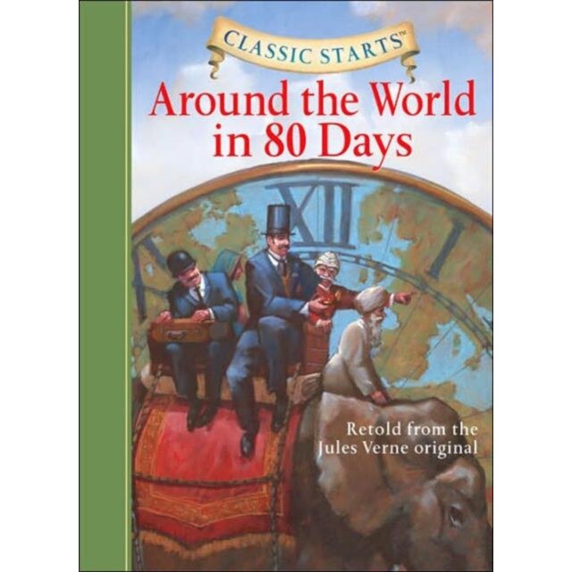 Around the World in 80 Days de Jules Verne [Hardback]