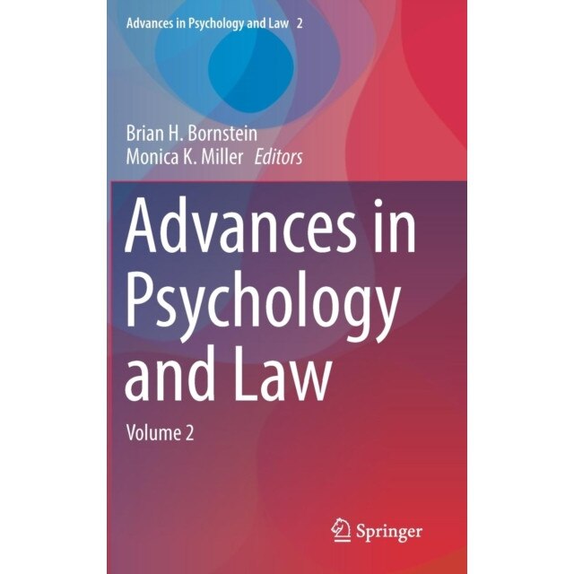 Advances in Psychology and Law de Brian H. Bornstein