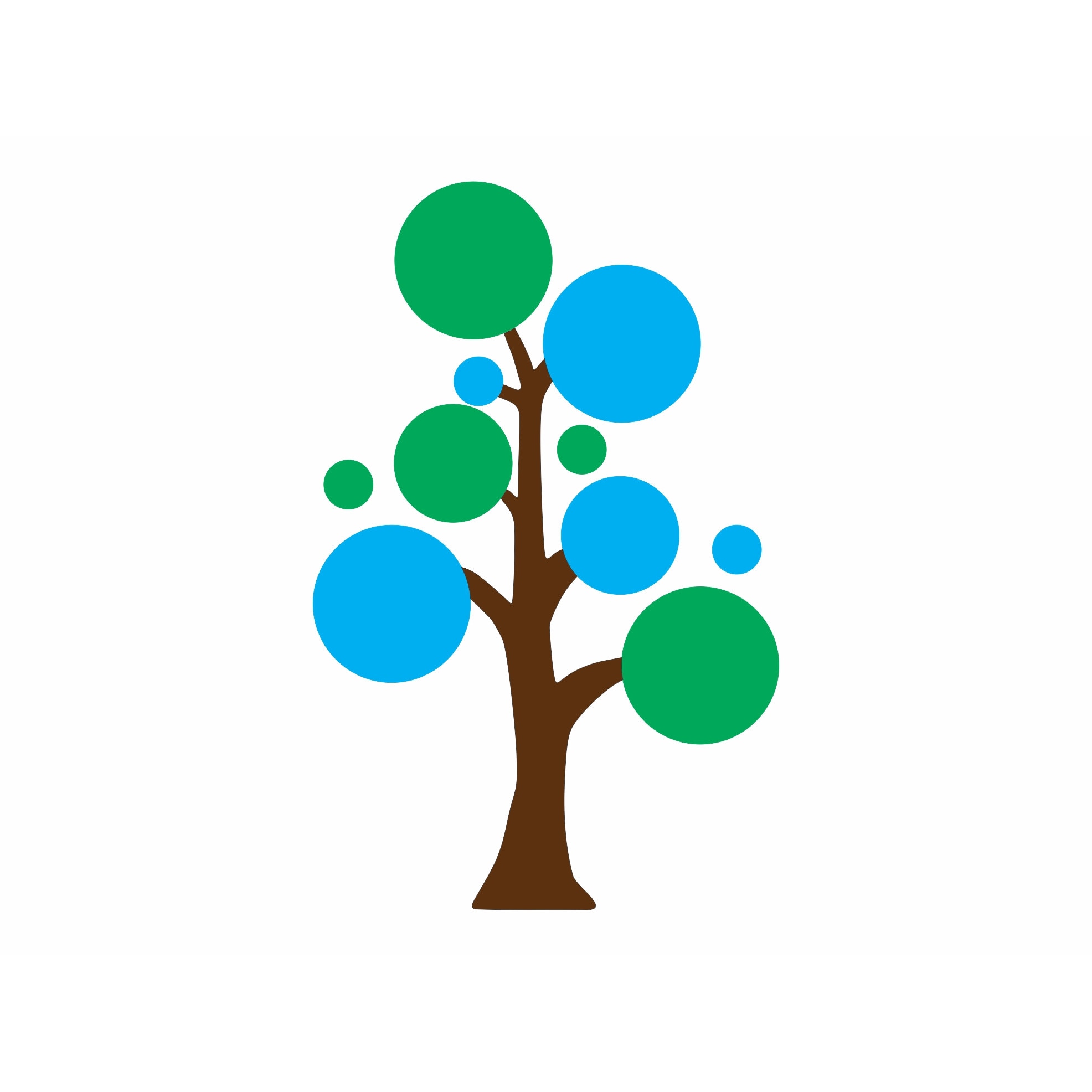 Sticker tabla de scris Copac, Folina, decoratiune pentru copii, sticker autoadeziv