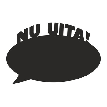 Sticker Nu uita, Folina, tabla de scris, negru, 50 x 32 cm Sticker Nu uita, Folina, tabla de scris, negru, 50 x 32 cm