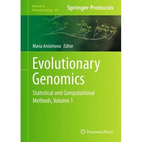 Evolutionary Genomics de Maria Anisimova [Hardback]