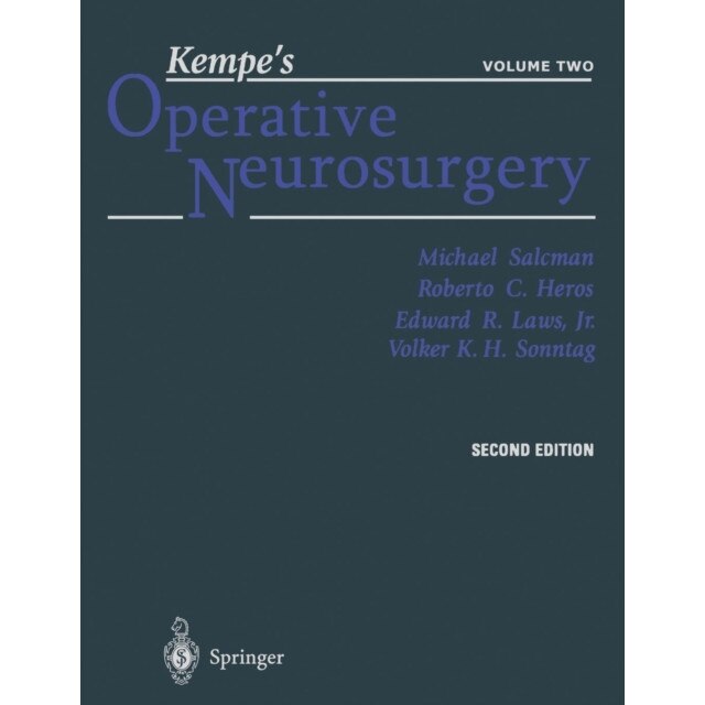 Kempe’s Operative Neurosurgery de Michael Salcman