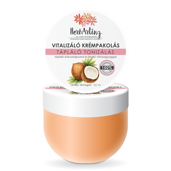 HerbArting vitalizáló krémpakolás 50 ml