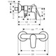 Смесител за душ Hansgrohe Talis E
