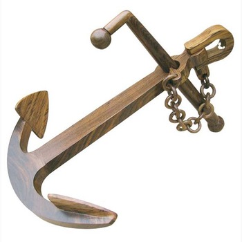 Ancora decorativa Sea Club,lemn, 16x23x17.5cm Ancora decorativa Sea Club,lemn, 16x23x17.5cm