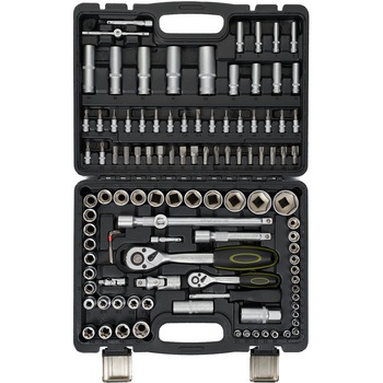 Trusa multifunctionala 108 piese Heinner CTSM011, material chrome-vanadium, cutie depozitare si transport Trusa multifunctionala 108 piese Heinner CTSM011, material chrome-vanadium, cutie depozitare si transport