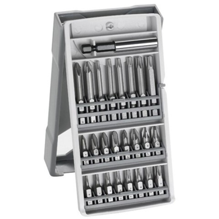 Комплект от 25 аксесоара за завинтване на Bosch, Магнитен адаптер, PH / PZ / TX 25 / 50мм бита