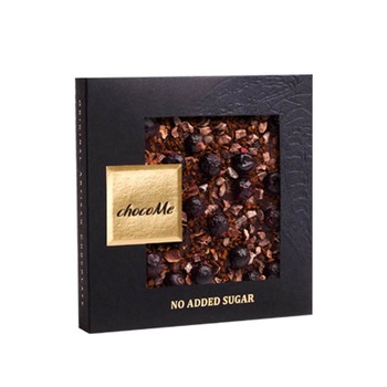Tableta de ciocolata artizanala neagra chocoMe fara zahar adaugat cu boabe de cafea Yirga, boabe de caco si coacaze negre 50g Tableta de ciocolata artizanala neagra chocoMe fara zahar adaugat cu boabe de cafea Yirga, boabe de caco si coacaze negre 50g