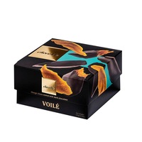 Praline de ciocolata artizanala ChocoMe Voile din bucati de mango glasate invelite in ciocolata neagra 120g