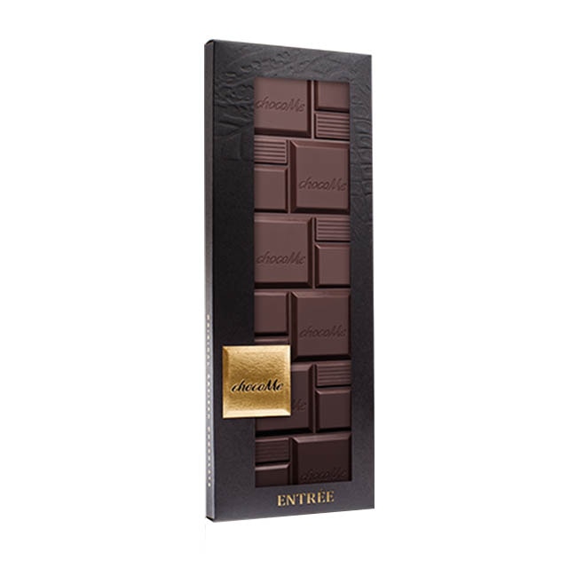 Tableta de ciocolata artizanala neagra chocoMe 110g