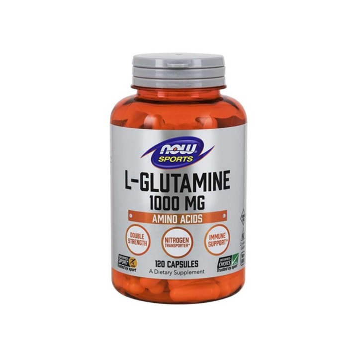 Sports L-Glutamine 1000mg / 120 Caps NOW