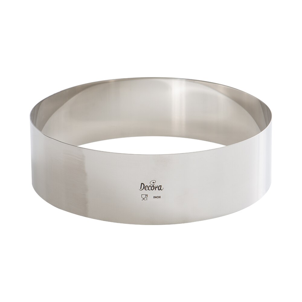Forma din inox rotunda D24x6H cm Decora