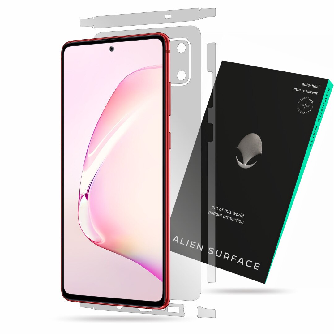 Folie Alien Surface, Samsung Galaxy Note 10 Lite, protectie spate, laterale