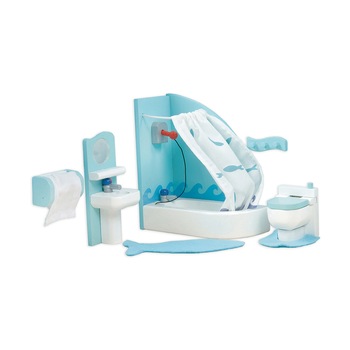 Mobilier pentru casuta, Le Toy Van, baie Sugar Plum, din lemn Mobilier pentru casuta, Le Toy Van, baie Sugar Plum, din lemn